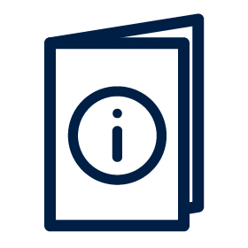 Booklet or leaflet icon