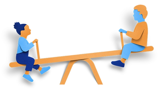  Illustration of kids playing