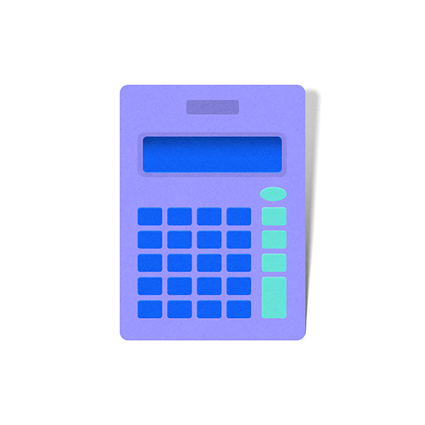 Illustration of a calculator