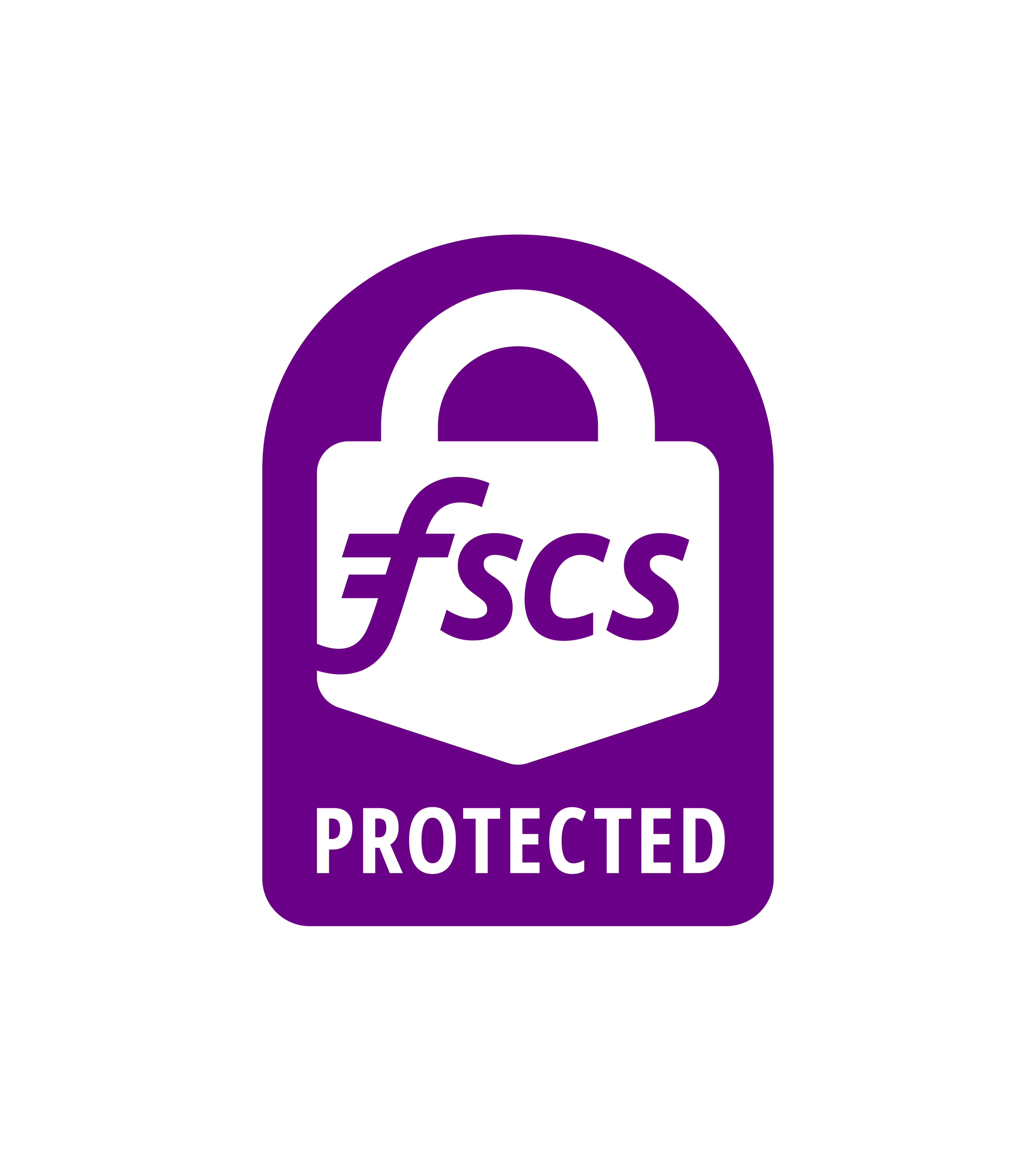 Illustration of the purple FSCS logo