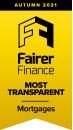 Fairer Finance most transparent mortgages