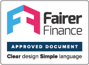 Fairer finance clear and simple terms and conditions logo