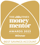 The Times money mentor awards 2023 winner for best savings account